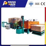 Máy dán ván ép tự động